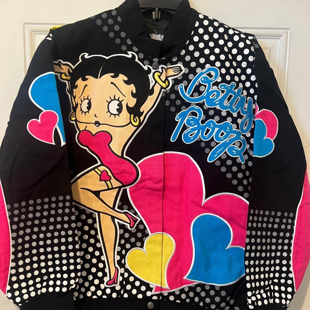 Betty Boop Vintage Cotton Twill Jacket By RR DESIGNS - NEW